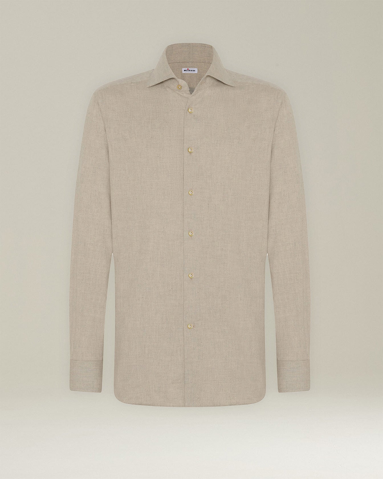Kiton Shirts Flanellhemd Baumwolle Perlmuttknöpfe Gr. 42