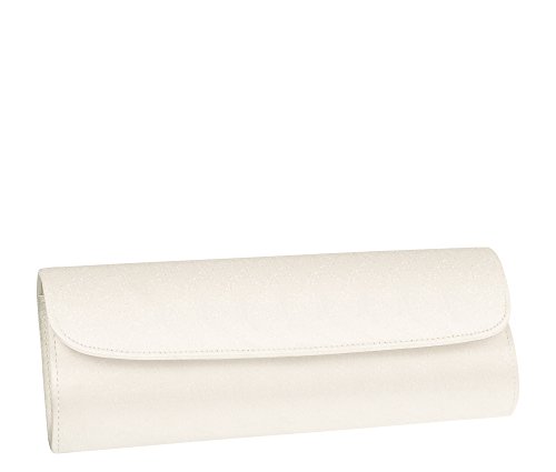 Rainbow Club Handbags Viola Brauttasche Ivory-Creme Satin