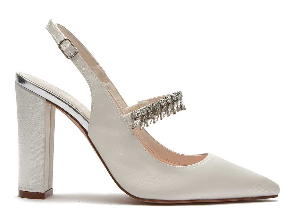 Rainbow Club Essentials Freya Pumps Elfenbein Satin 36 EU