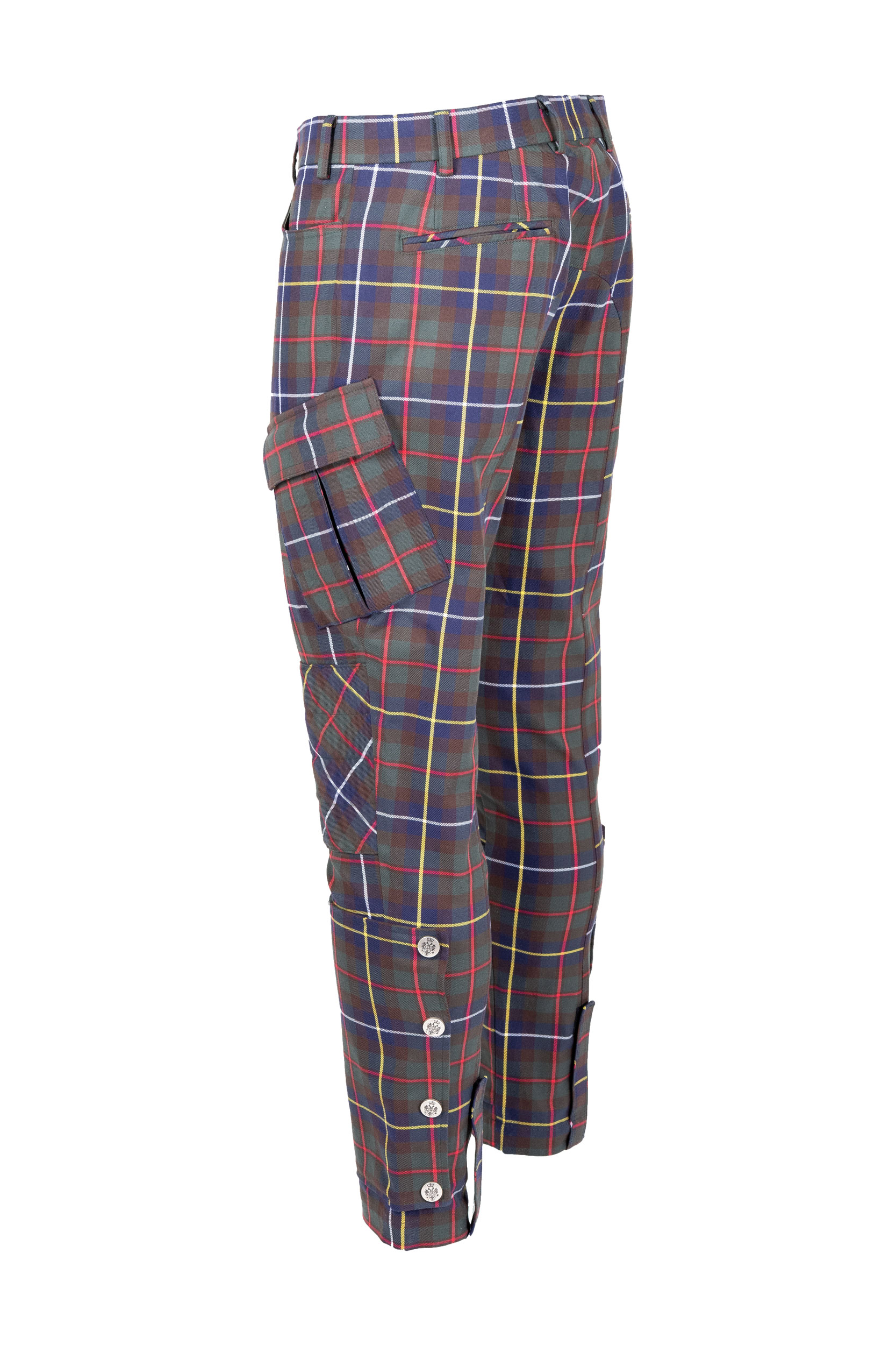 Rettl MEN Protector Hose Kärnten Karo Denim Tracht
