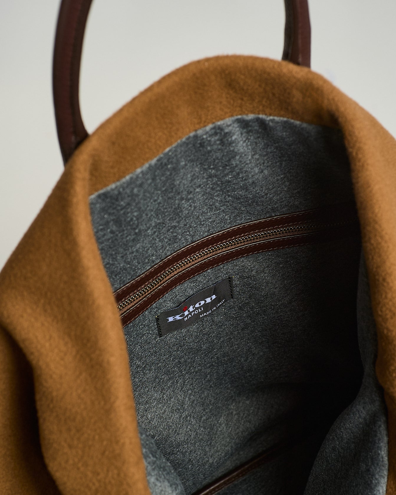 Kiton Bags Weekender Camel Cashmere Tasche Uni