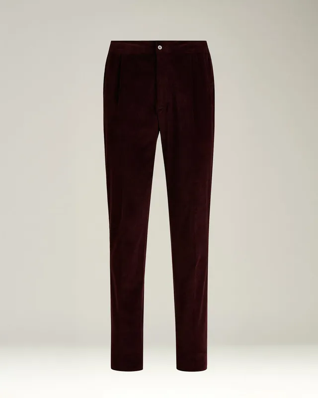 Kiton Fine Corduroy Trousers Hose Cord Größe 50