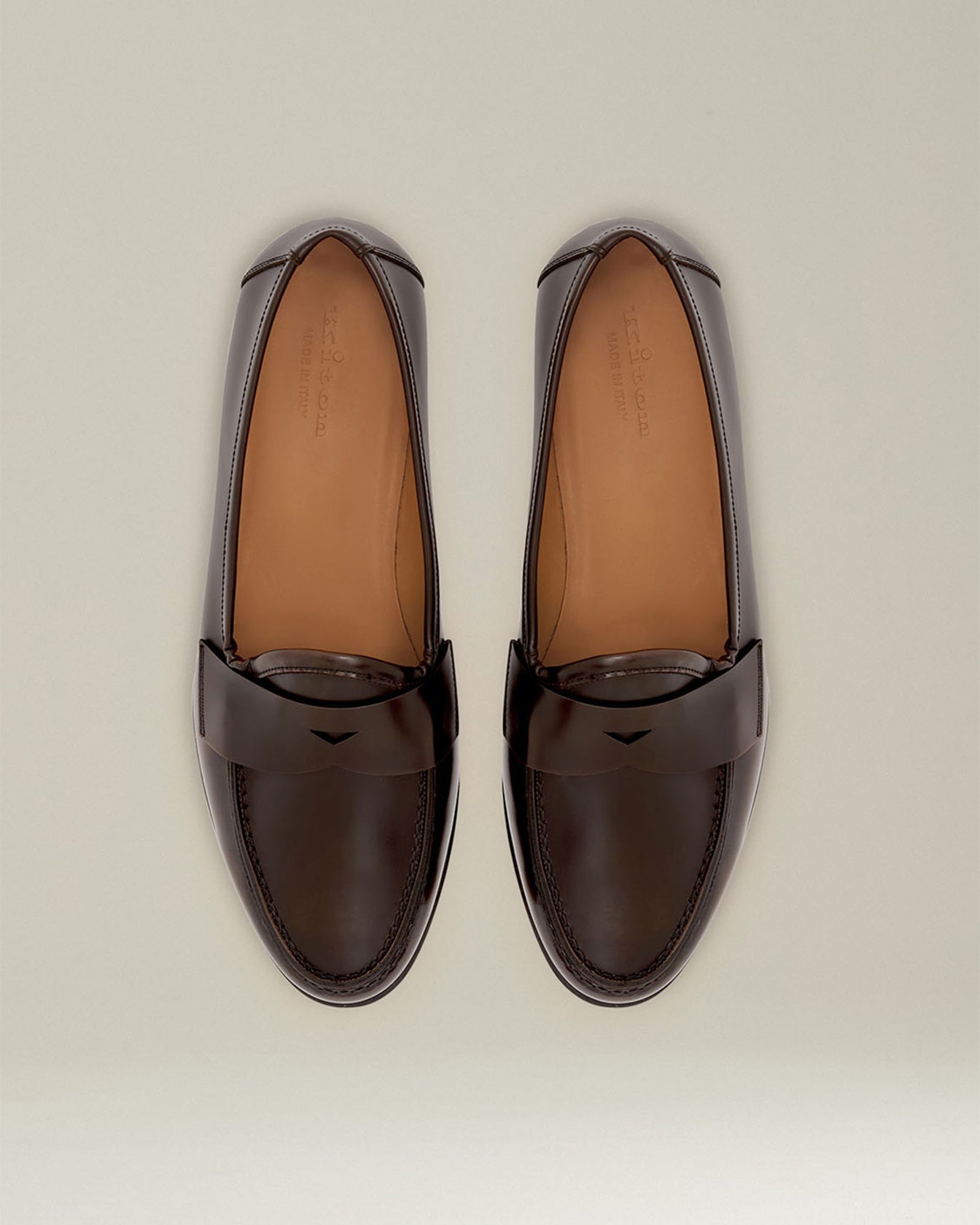Kiton Shoes Mokassin Kalbsleder Slipper Ledersohle