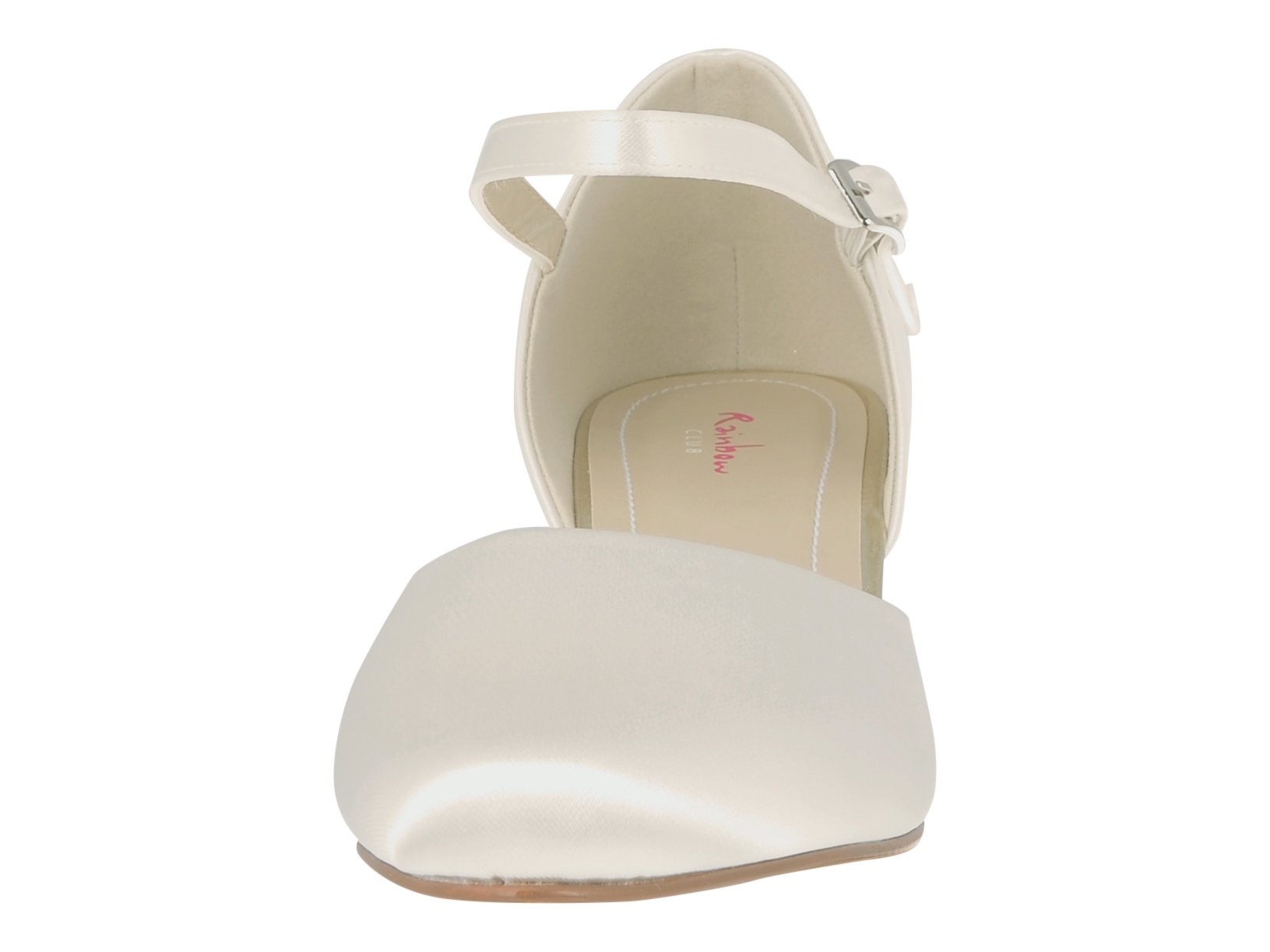 Rainbow Club Timeless Mallory Pumps Ivory Satin Keilabsatz