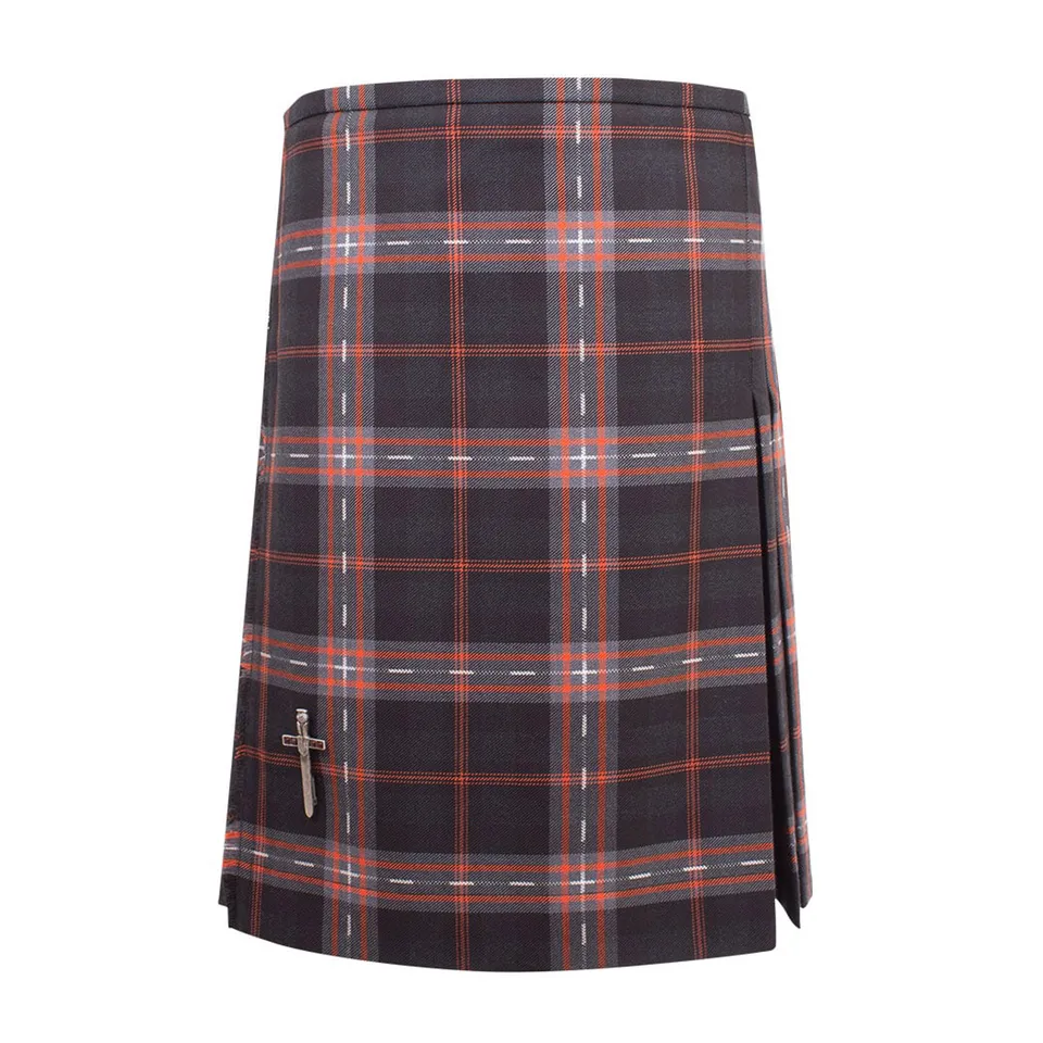Rettl Men Heavy Rettl Herren Karohemd Burnt Orange Tartan