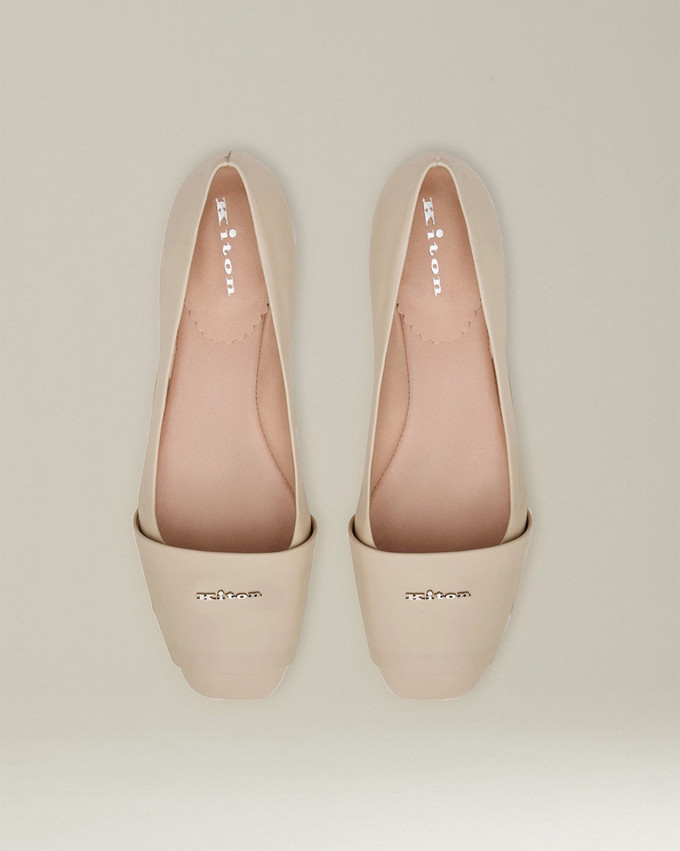 Kiton Ballet Flats Ballerinas Lammleder Gr. 38
