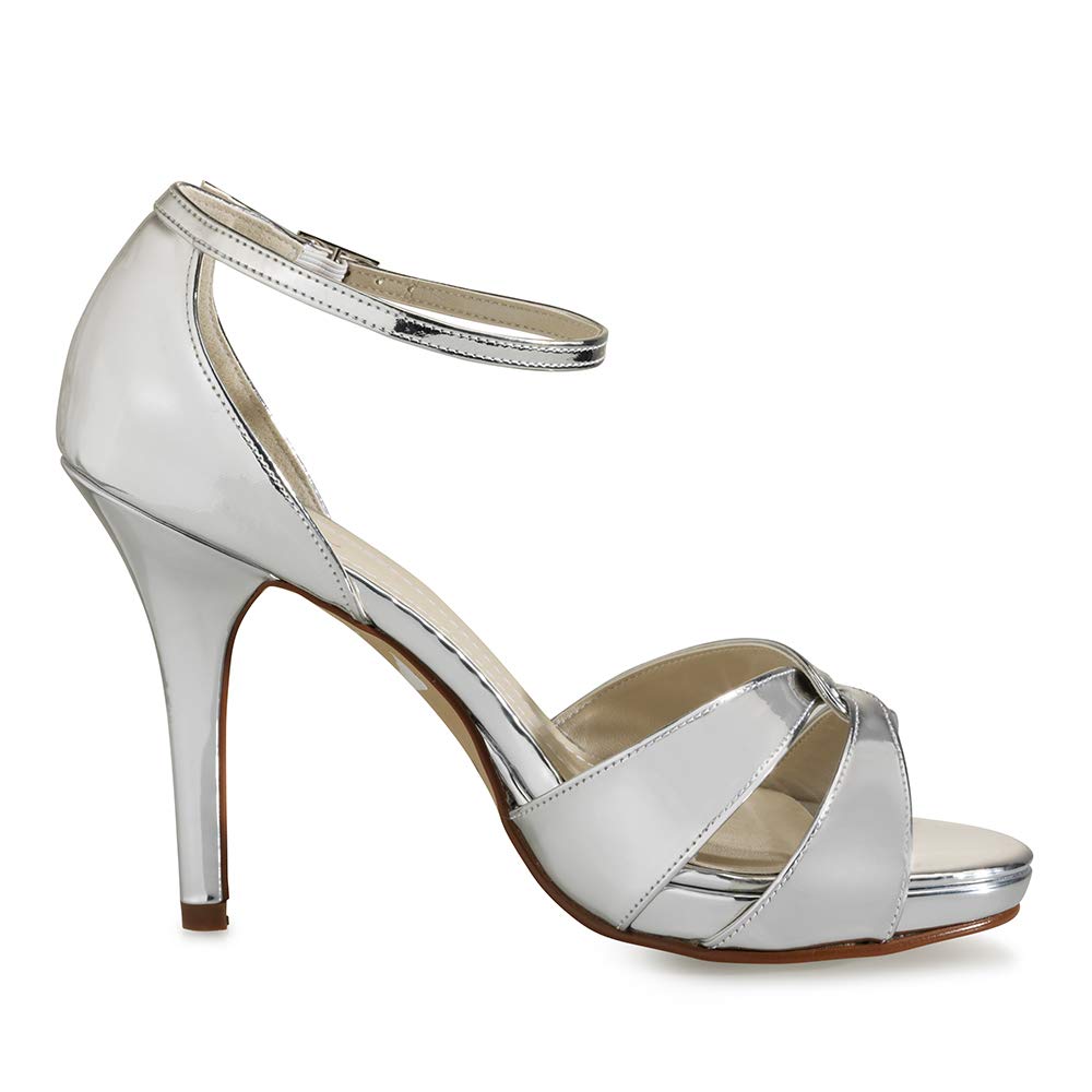 Rainbow Club Luxe Collection Cate Sandalette Silber Gr. 40.5