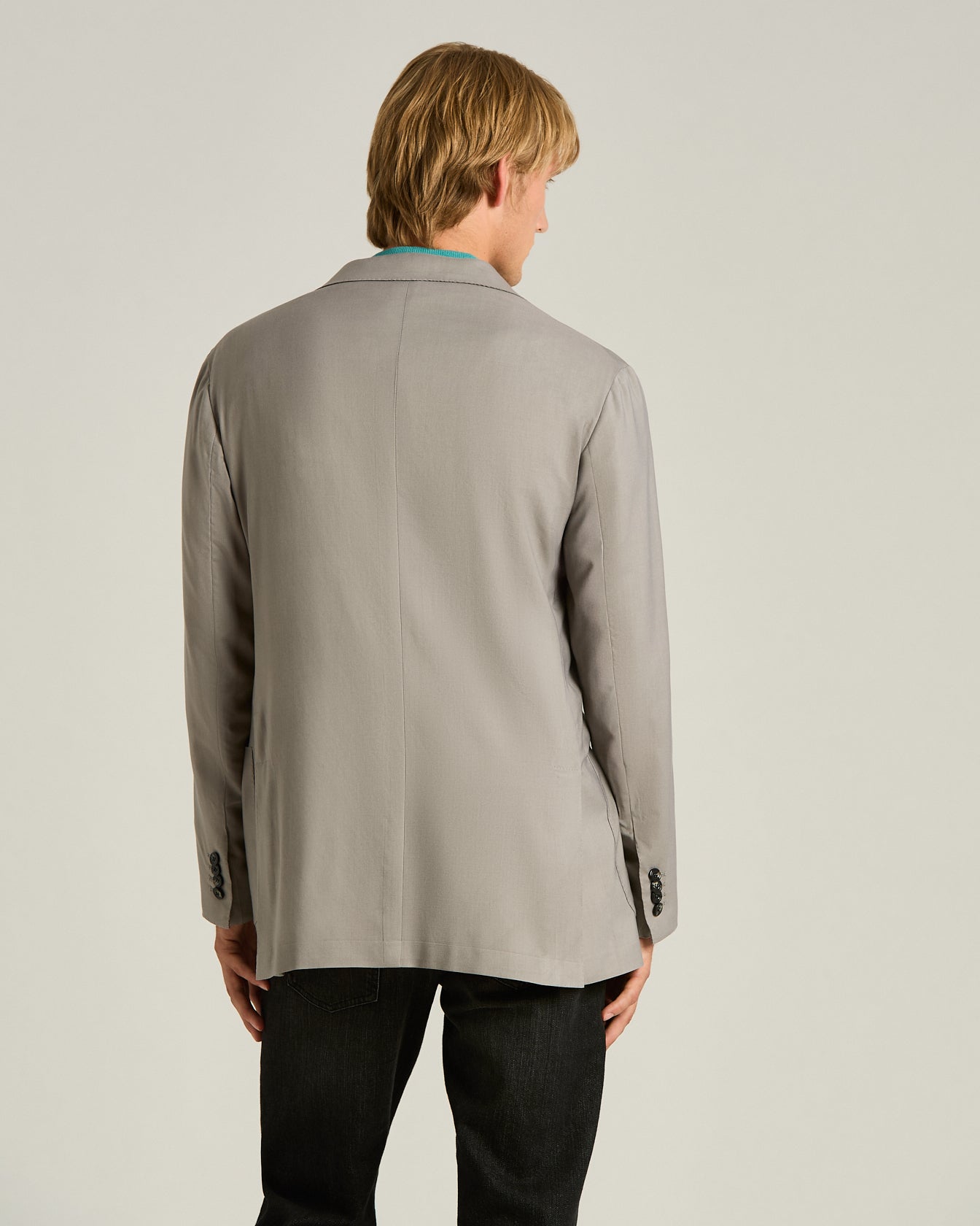Kiton Sakko Kaschmir Kammgarn Mittelgrau 50