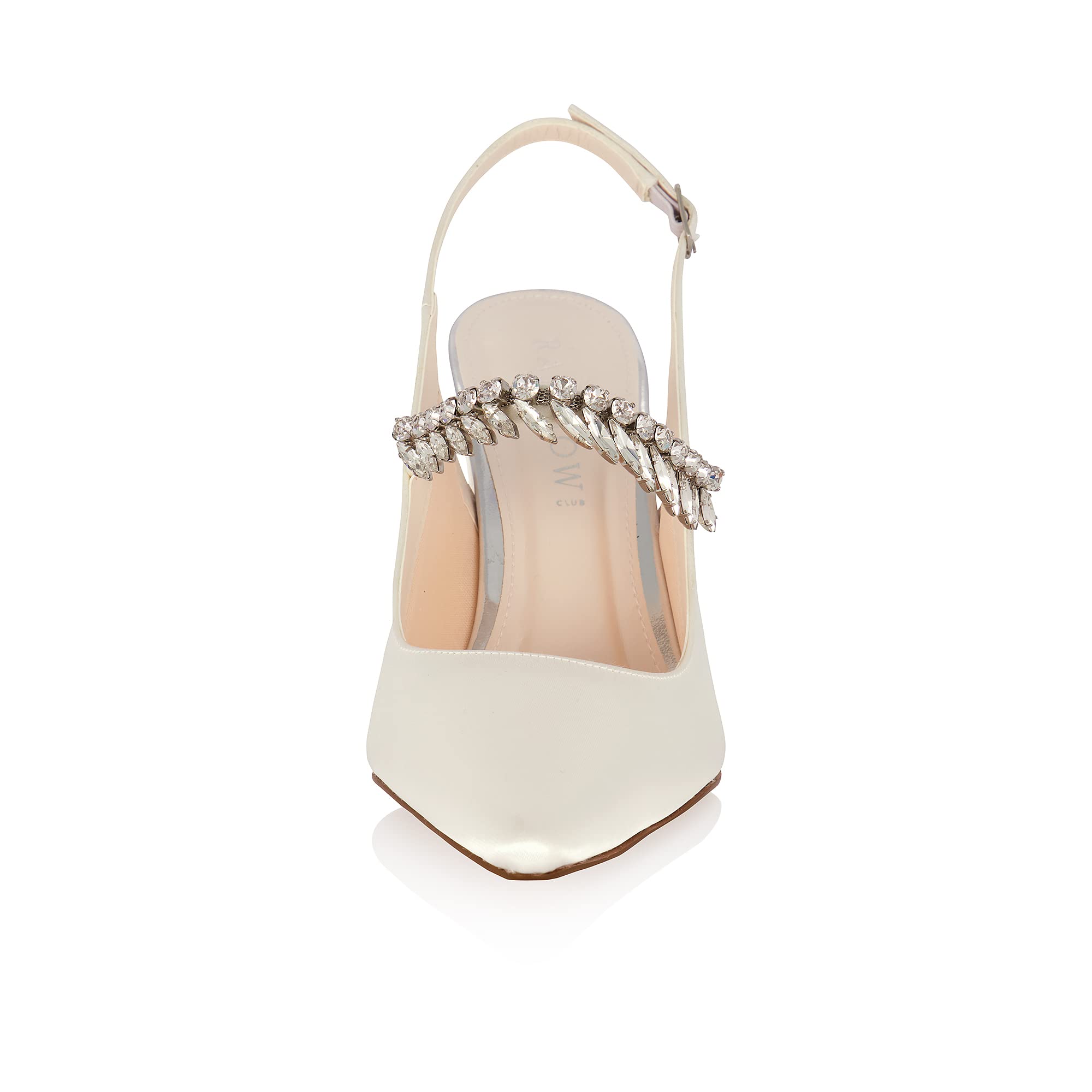 Rainbow Club Timeless Freja Pumps Ivory Satin klassisch