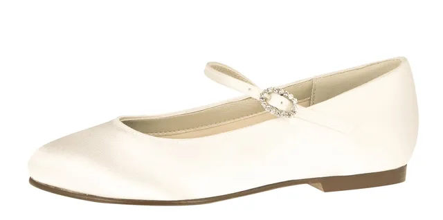 Rainbow Club Binx Flower Girl Ballerinas Ivory