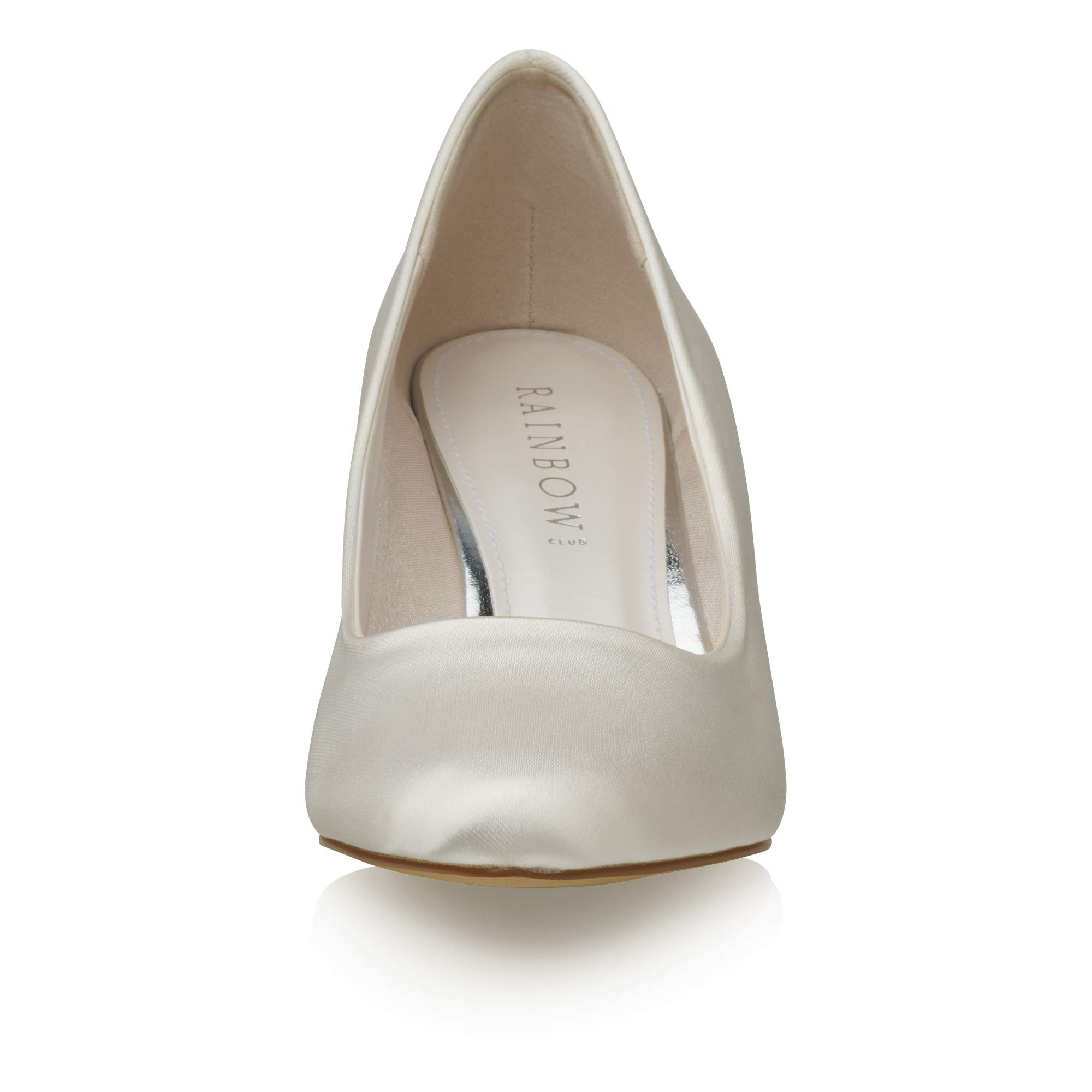 Rainbow Club Timeless Debora Braut-Pumps Ivory Satin 6,5 cm
