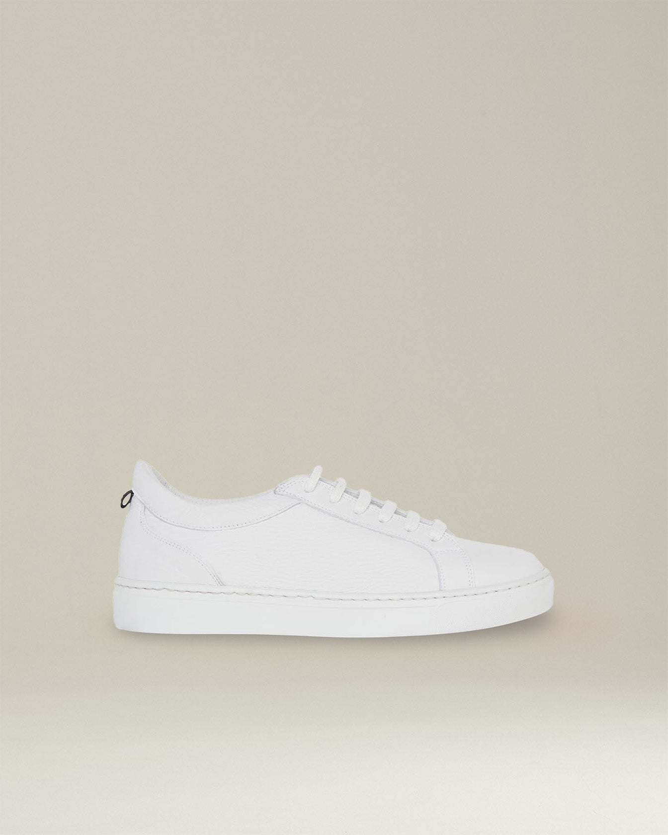 Kiton Shoes Sneakers Deerskin Sneaker Weiß Hirschleder