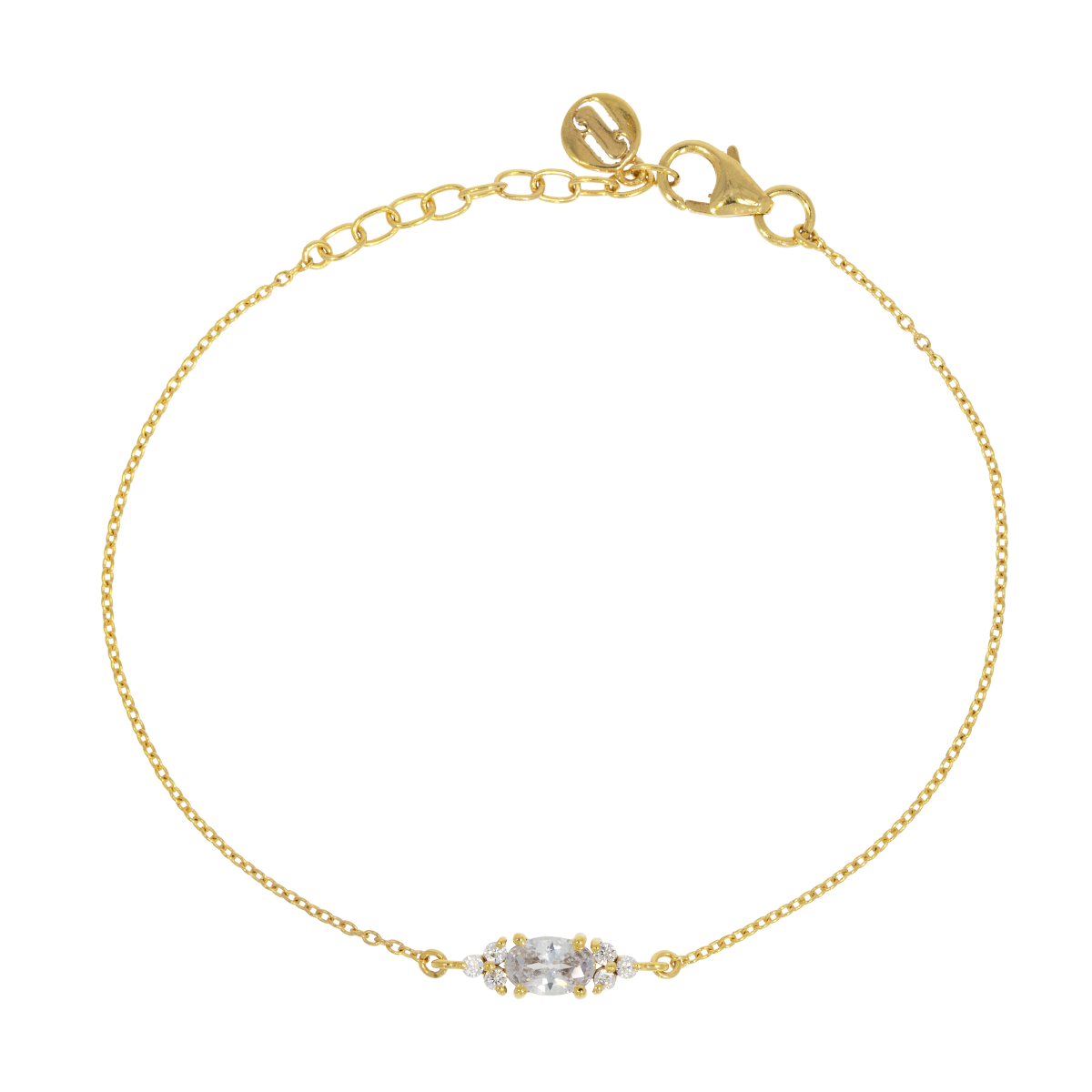 Juvelan Dazzling Beauty Armband Silber Zirkonia 15 cm