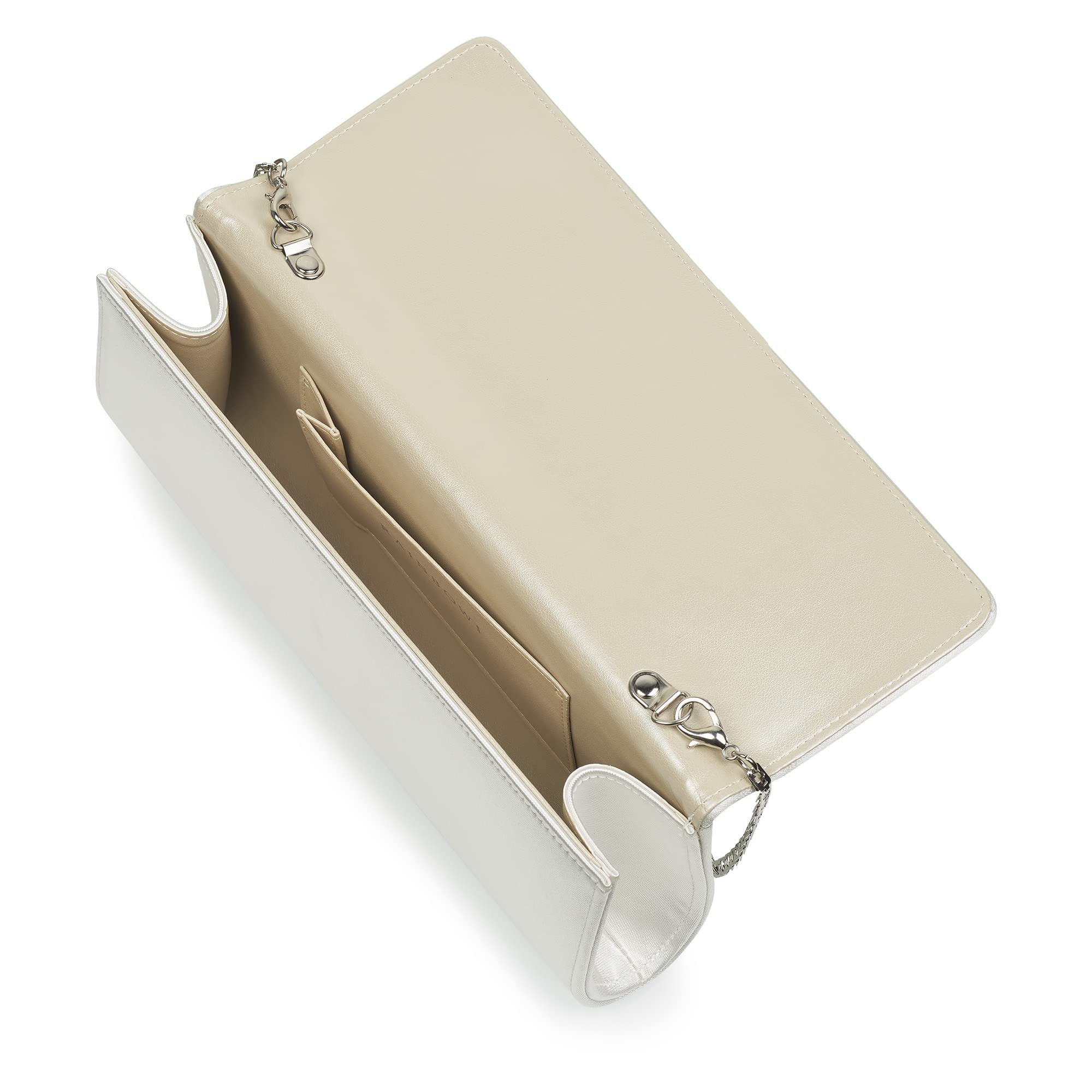 Rainbow Club Edita Brauttasche Ivory Satin Spitze