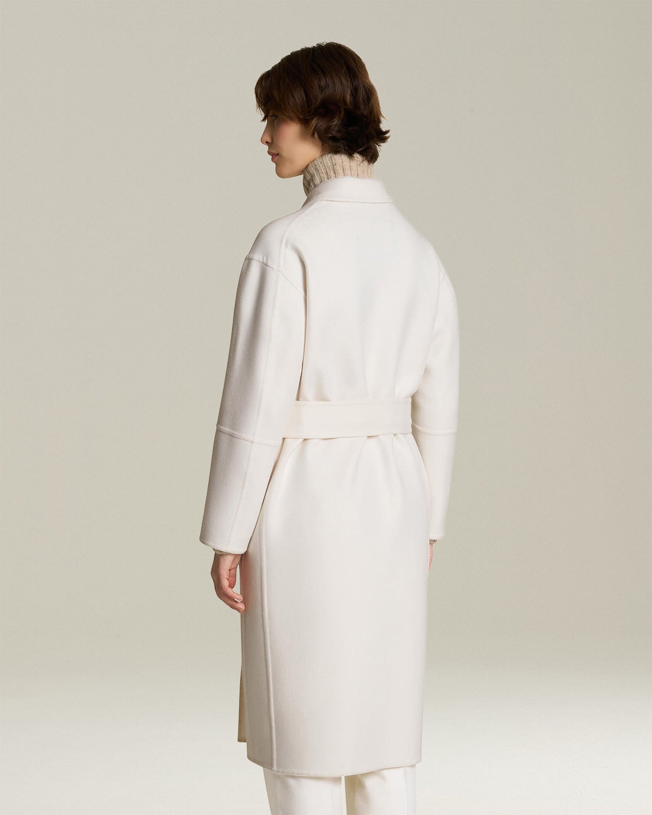Kiton Cappotto Cashmere Double Mantel Kaschmir Gürtel