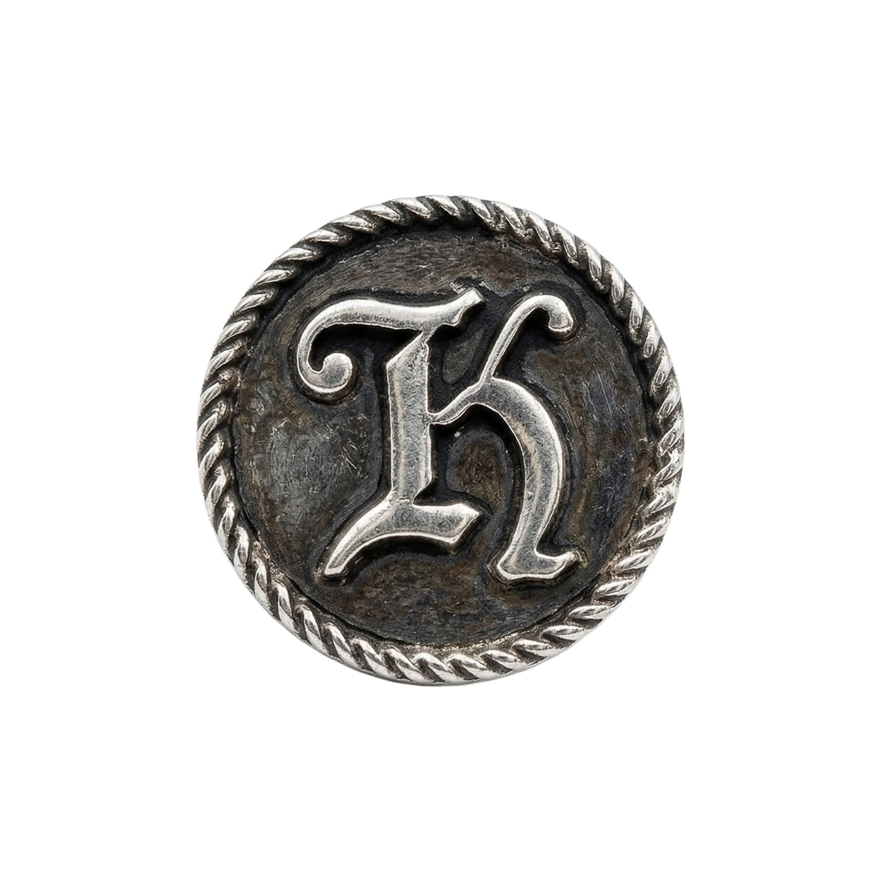Alpenflüstern DAHEIM API158 Ansteck-Pin Buchstabe K antik-silber