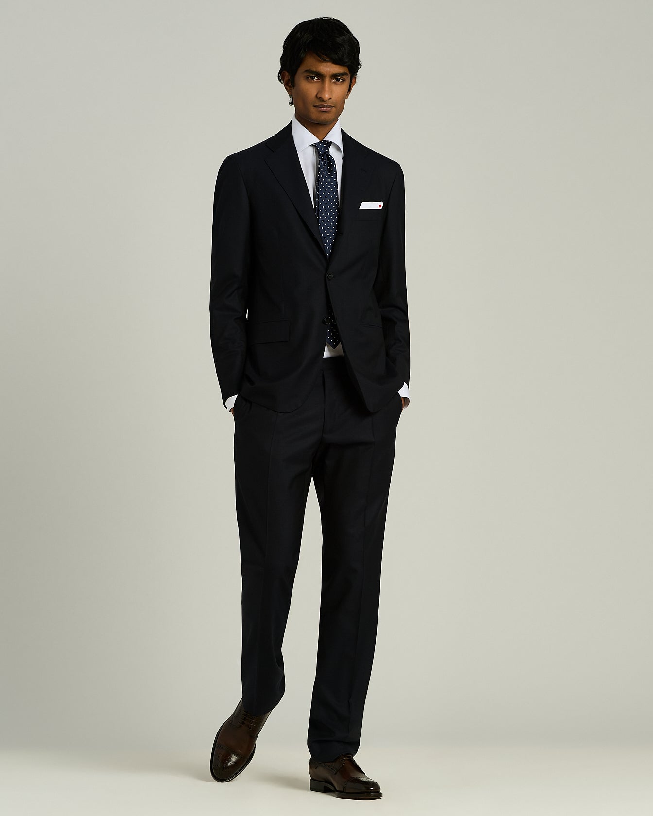 Kiton Patterned Krawatte Seide gemustert 8,5 cm