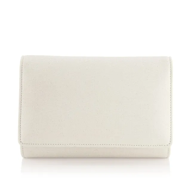 Rainbow Club Dafina Brauttasche Off-White Metallic mit Kette