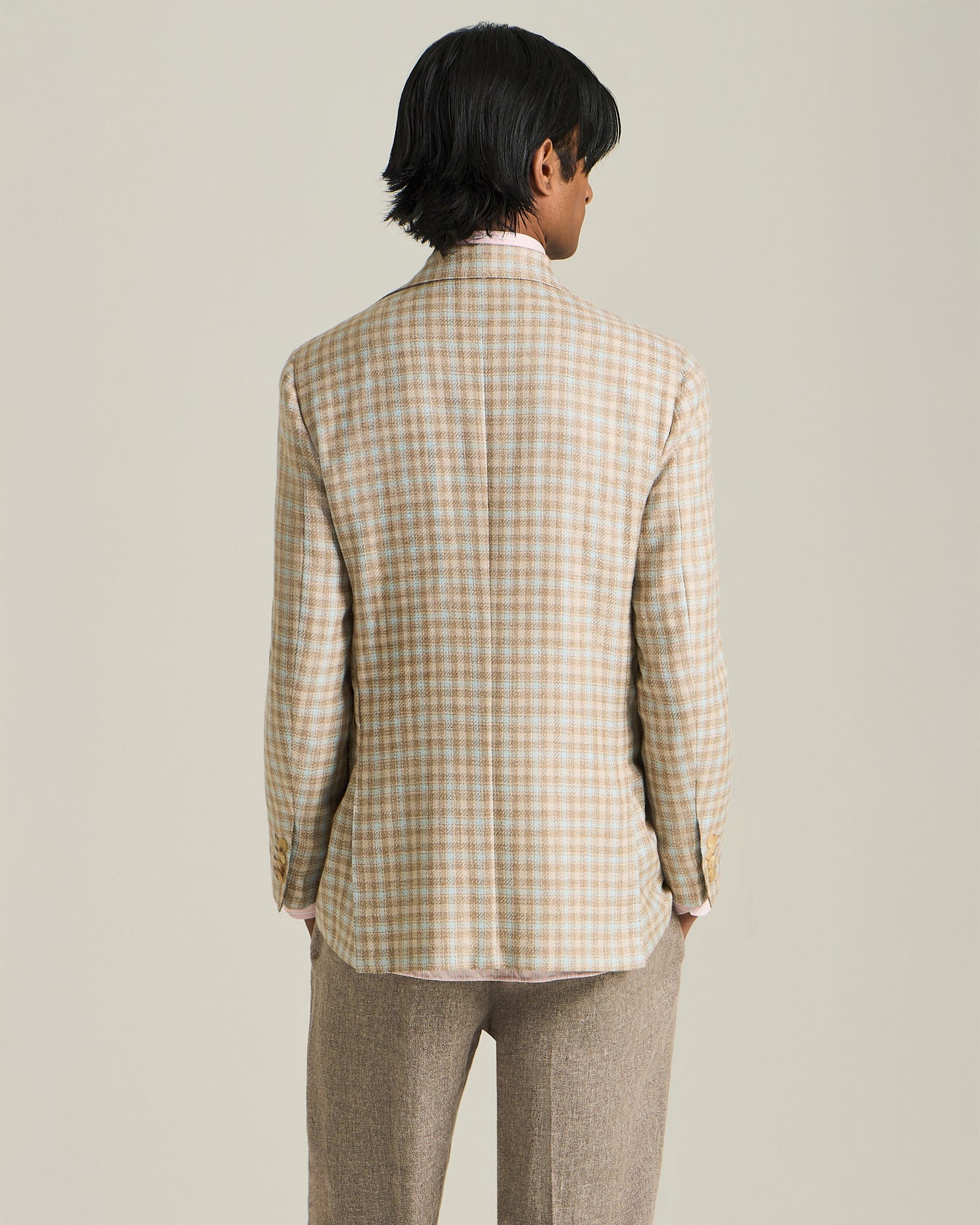 Kiton Jackets Cashmere Blend Micro Check Blazer Sakko Gr.46-58 kariert