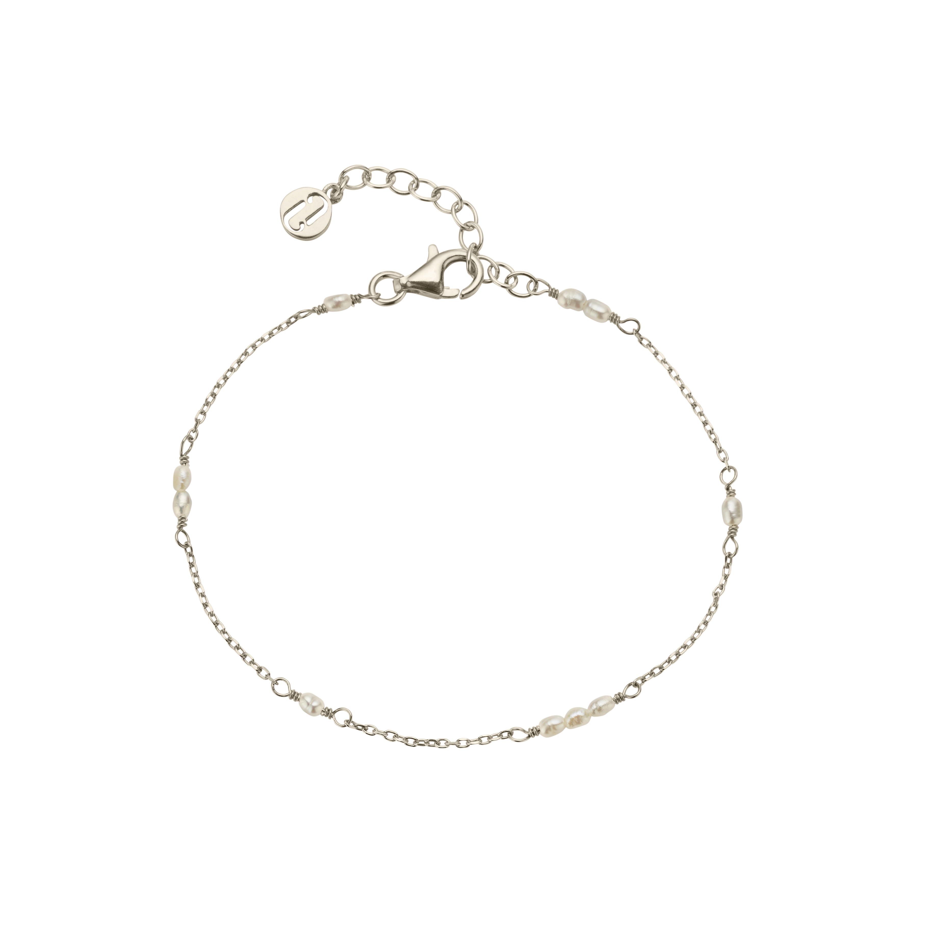 Juvelan Celine Braut Armband Silber mit Süßwasserperlen