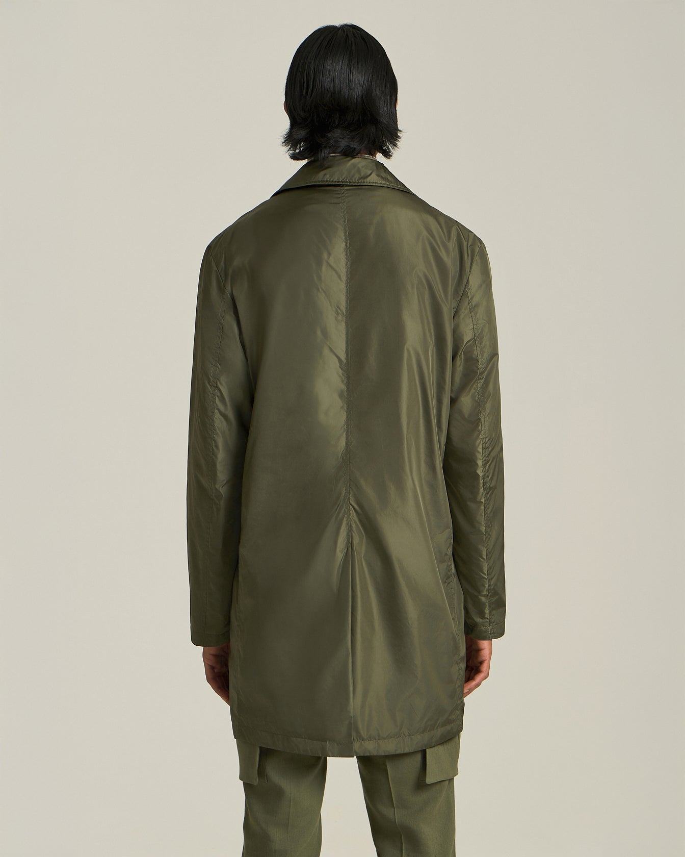 Kiton Technical Trenchcoat Mantel Technisch Einreihig