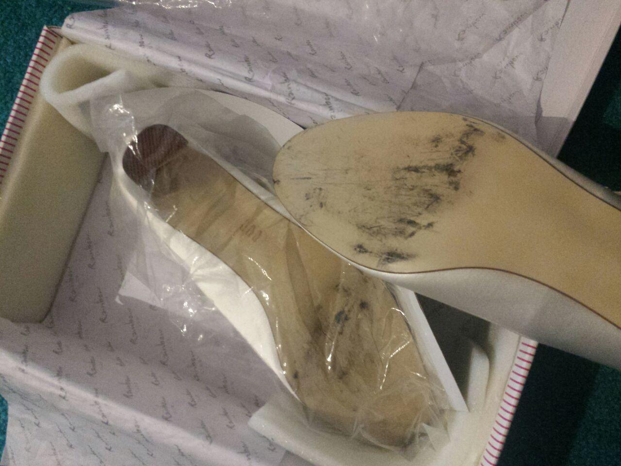 Rainbow Club Timeless Larissa Pumps Satin weiß Blockabsatz