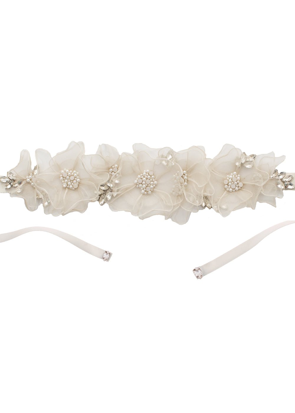 Elizabeth Bower Organna Brautgürtel Opal Sash 180cm
