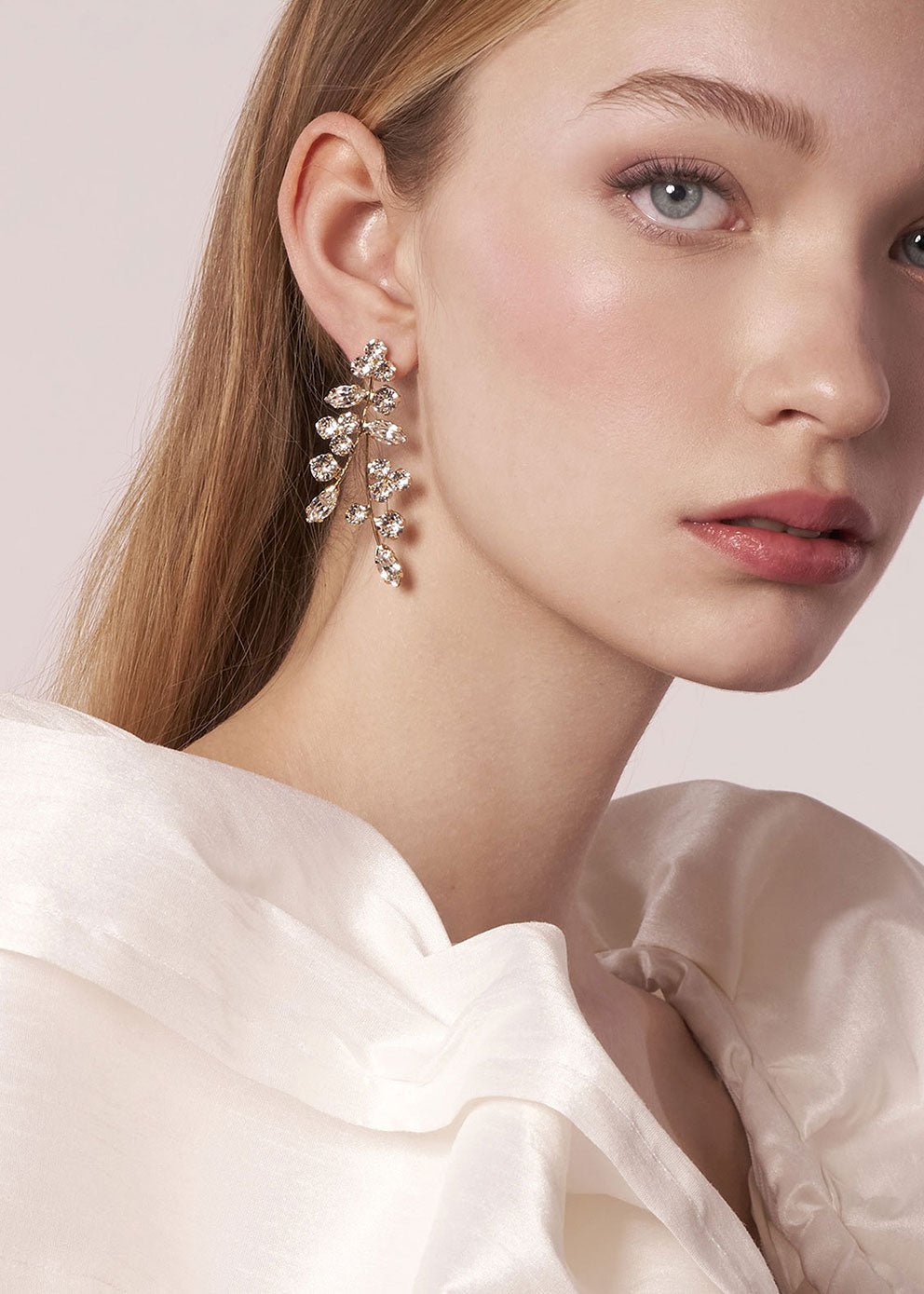Elizabeth Bower Trill Statement Ohrstecker Kristall Rhodium