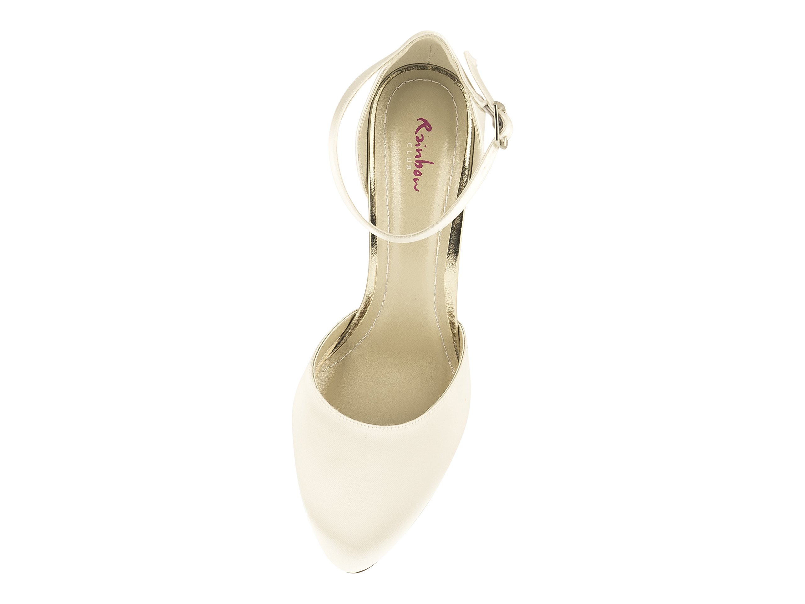 Rainbow Club Timeless Dana Pumps Ivory Satin 9 cm