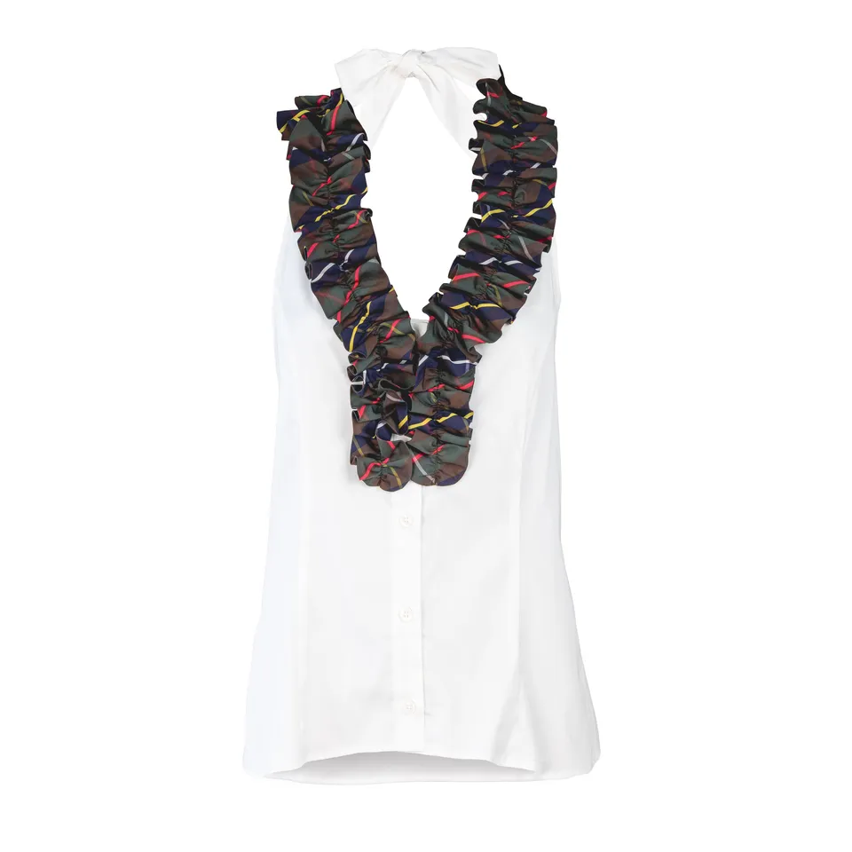 Rettl WOMEN Gerda Neckholder-Bluse weiss