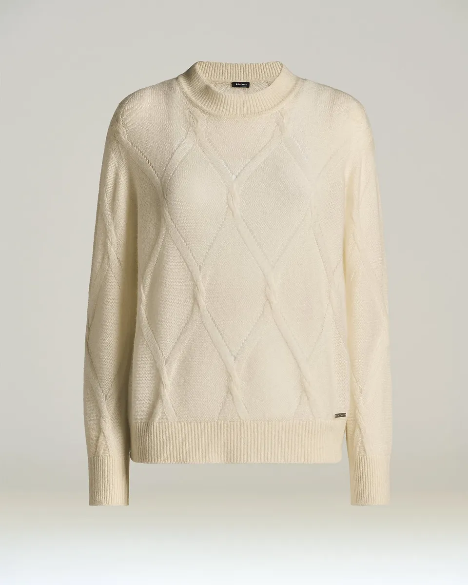 Kiton Knitwear Pullover creme Kaschmir Seide Gr.42