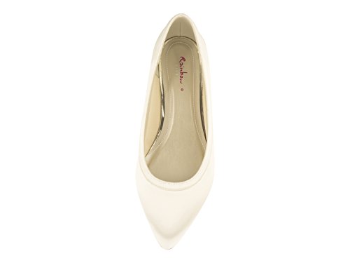 Rainbow Club Wide Fit Gisele Pumps Ivory 37.5 Weit