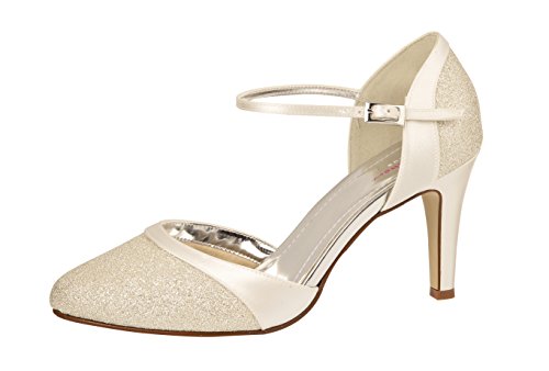 Rainbow Club Caroline Pumps Ivory Glitzer Gr 37