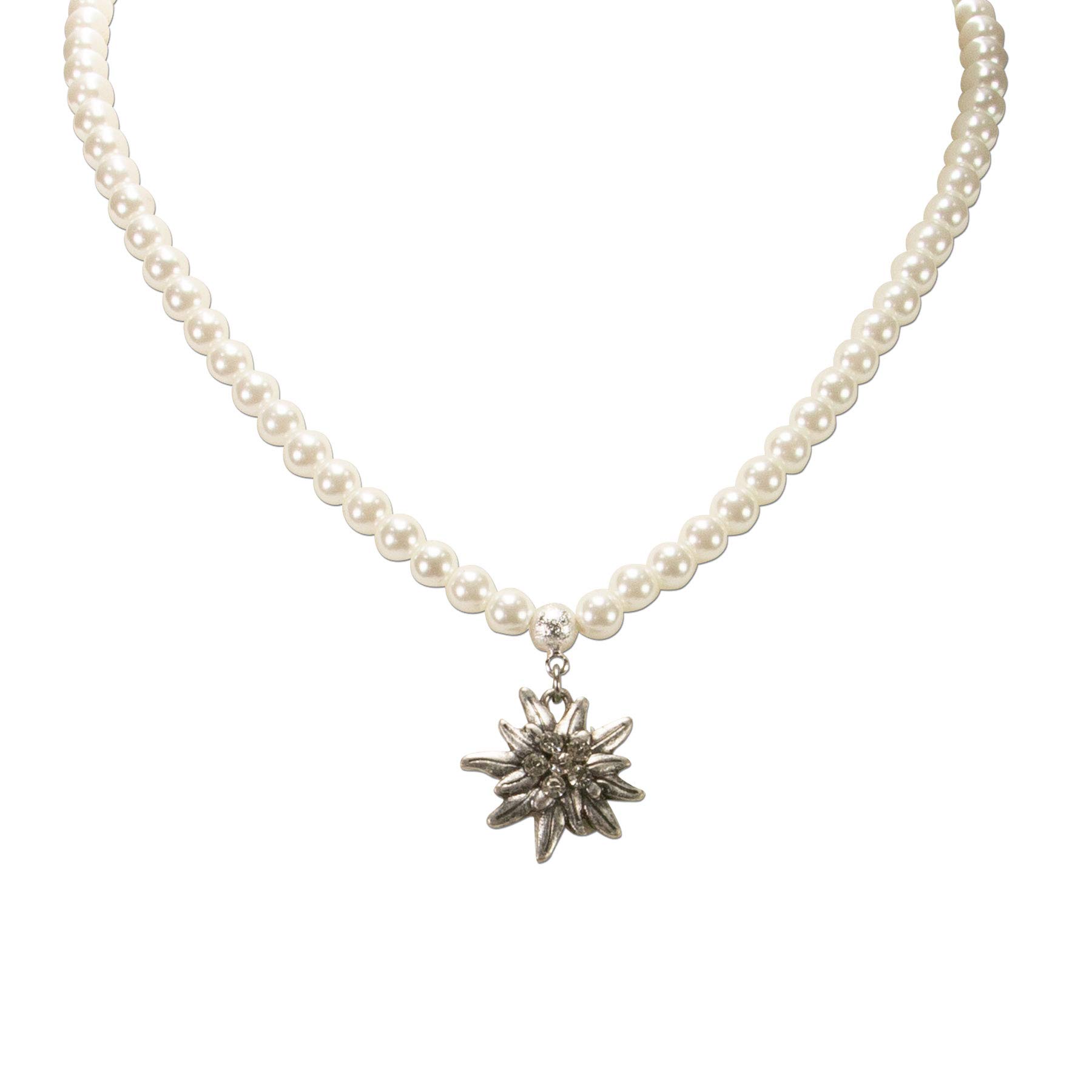Alpenflüstern DAHEIM DHK237 Perlenkette creme-weiß