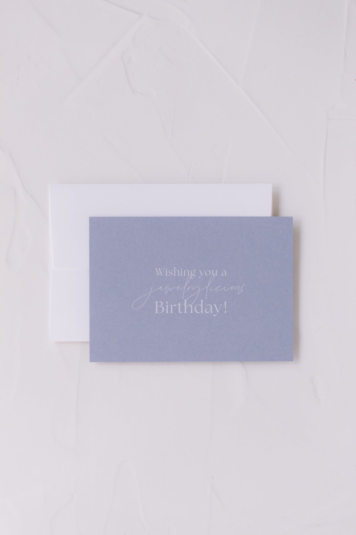 Juvelan Jewelrylicious Postkarte Geburtstagskarte Blau