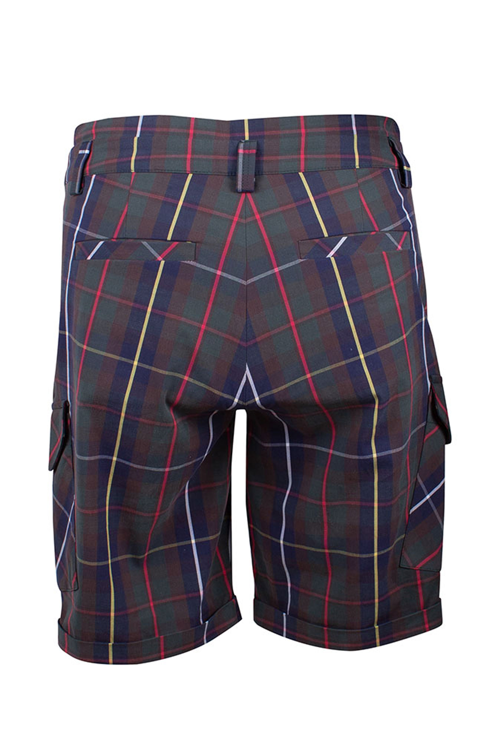 Rettl MEN Chino Cargo Shorts Herren Kärnten Karo