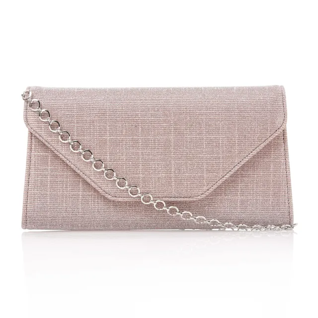 Rainbow Club Saskia Brauttasche Rose Metallic mit Kette