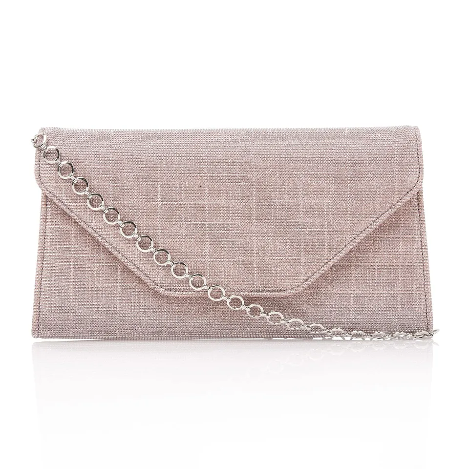 Rainbow Club Saskia Brauttasche Rose Metallic mit Kette