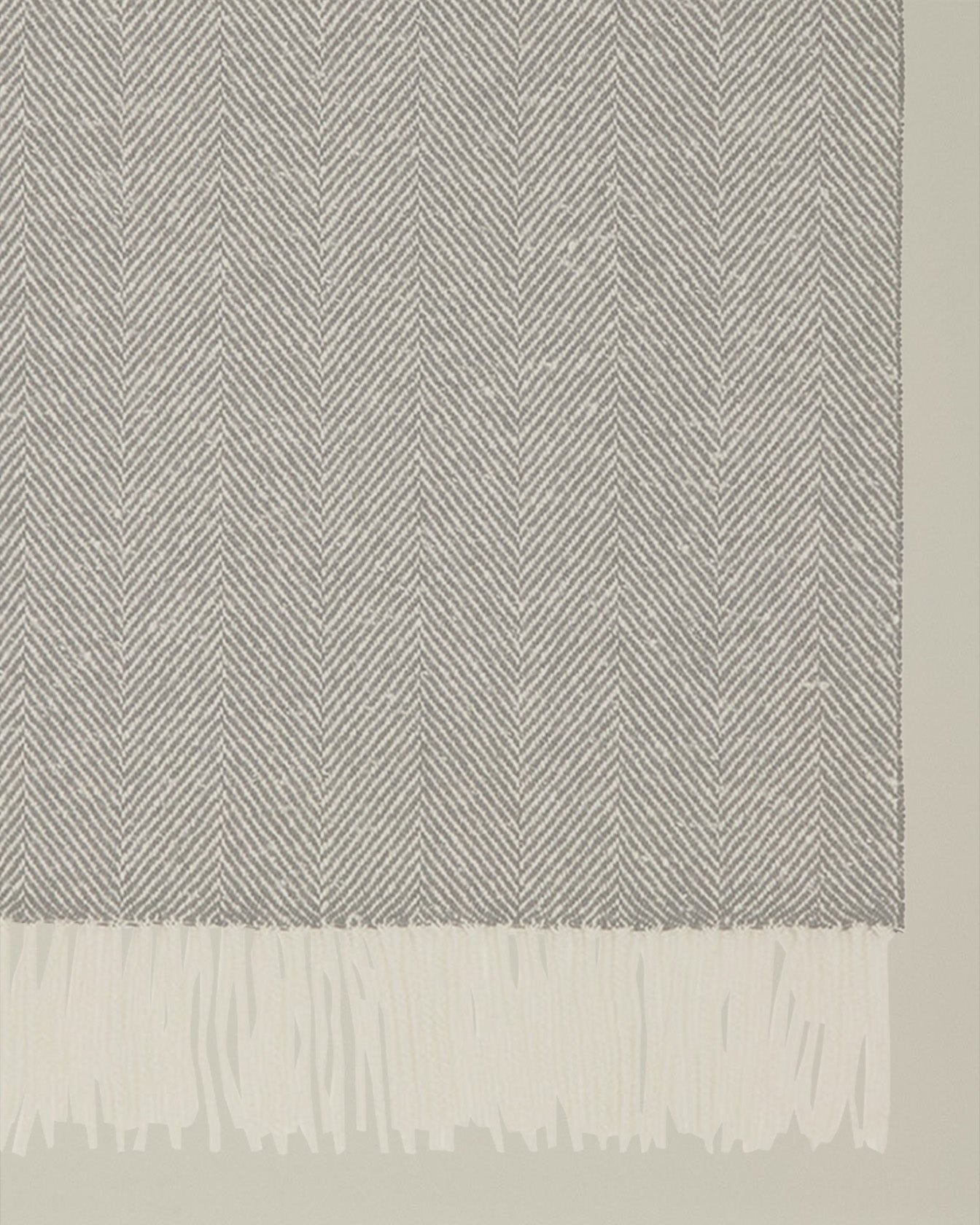 Kiton Scarves Cashmere Herringbone Schal Kaschmir Fischgrät