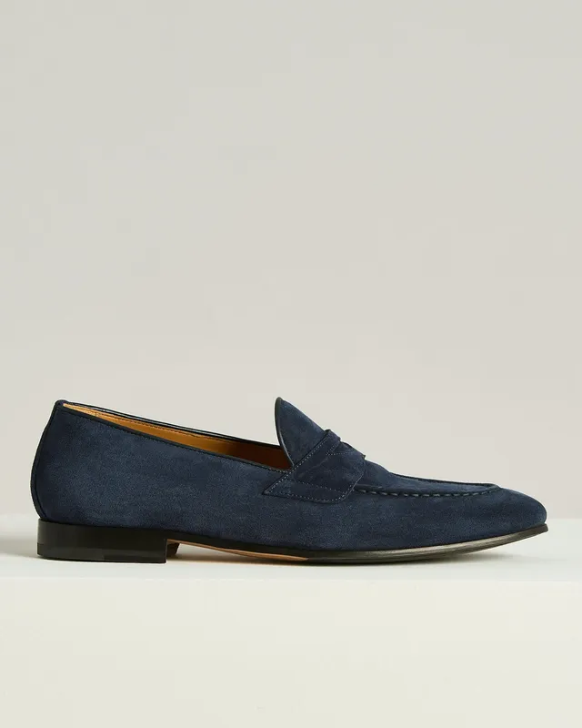 Kiton Loafers Wildleder Ocean Blue Größe 43