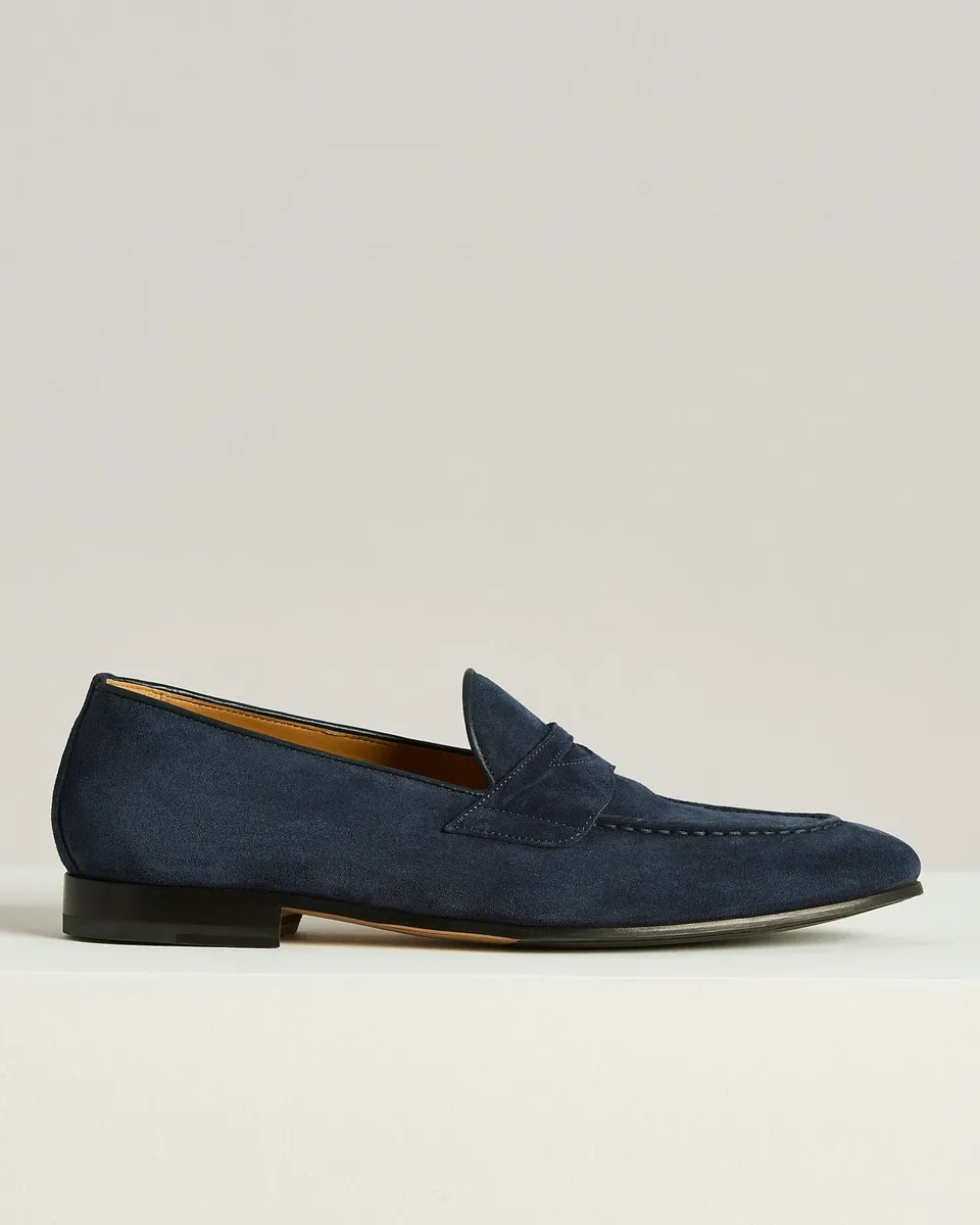 Kiton Loafers Wildleder Ocean Blue Größe 43