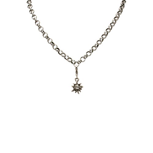 Alpenflüstern DAHEIM Edelweiß Anhänger Mini Strass AAH066