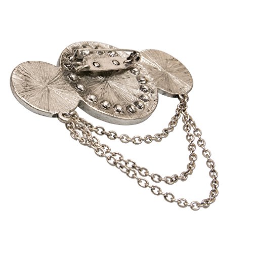 Alpenflüstern DAHEIM Hirsch-Münzen API096 Brosche Strass