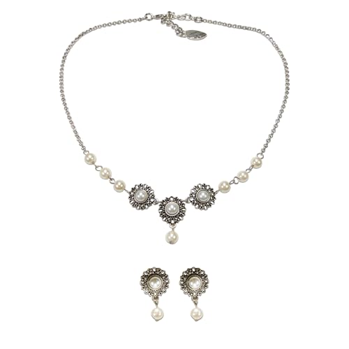 Alpenflüstern DAHEIM Helena SET059 Schmuckset antik-silber