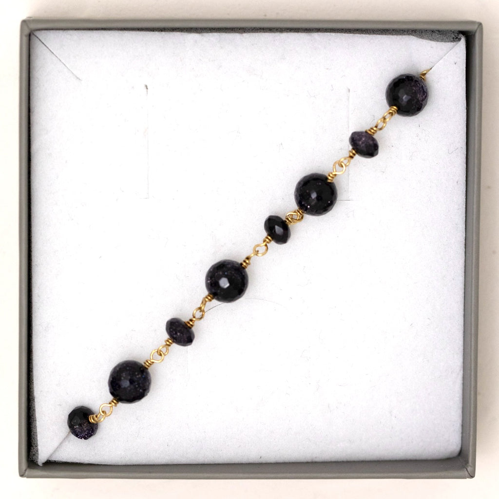 Juvelan Amazonite Halskette Gold 40 cm