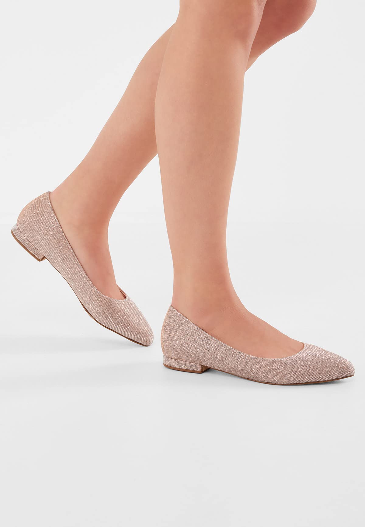 Rainbow Club Luxe Collection Lauri Ballerina Rose Metallic flach