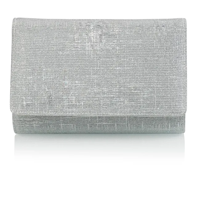 Rainbow Club Handbags Dafina Clutch Silver Kette 18cm