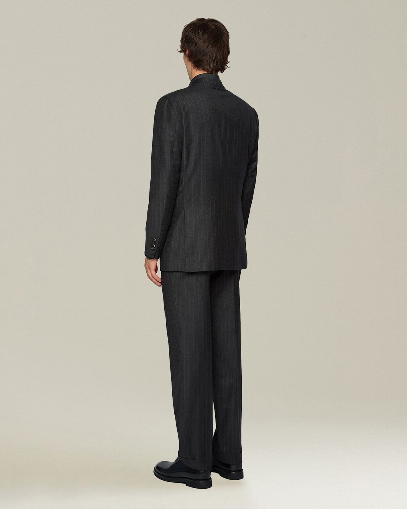 Kiton Suits Gessato Anzug Wolle Nadelstreifen