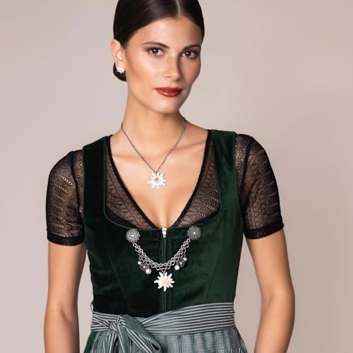 Alpenflüstern DAHEIM Greta Dirndl-Pin-Charivari DCH045
