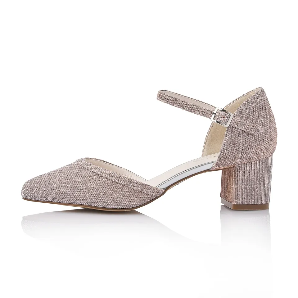 Rainbow Club Paisly Rose Pumps Metallic 5 cm Absatz